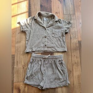 Everlane the terry cloth set